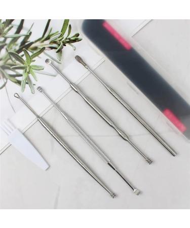 Portable Ear Cleaner Stainless Steel Ear Spoon Set Stainless Steel Ear Wax Remover Reusable Stainless Steel Ear Wax Remover Set Ear Wax Easily Removed Ideal for Personal and Home Use Silver - Buy Online on GoSupps.com
