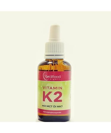 Vitamin K2 MK7 Drops - High Bioavailability Vegan 200 g per Portion 50ml - All-Trans Menaquinone with Native Olive Oil - Buy Online on GoSupps.com
