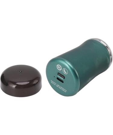 Mini Electric Beard Trimmer with 3 Rotating Heads - Portable Bathroom Tool (Green) - International Shipping Available - Buy Online on GoSupps.com