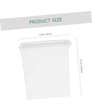 Abaodam Laundry Room Storage Box Sheet Laundry Storage Box Drawer Large Capacity Bucket Washing Powder Bucket Desktop 14.6X14X8CM White - Buy Online on GoSupps.com