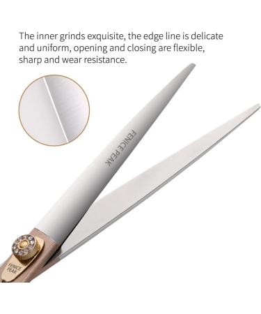 Fenice Peak 7 Professional Dog Grooming Scissors Set - Rose Gold 440C Stainless Steel - 4pcs Combo Set for Pet Grooming Services - Dogs and Cats - 7 - Buy Online on GoSupps.com