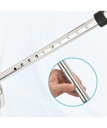 Cane Durable Aluminium Four-Legged Cane Telescopic Crutches Walking Aid for The Elderly (Color : Silver) Smooth Sailing - Buy Online on GoSupps.com