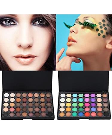 40 Colors Beauty Palette Matte Eyeshadow Glitter Eye Shadow Waterproof Long Lasting Makeup Palette Shimmer Fashion Women Beauty Eyes Eye Shadow Palette - Buy Online on GoSupps.com