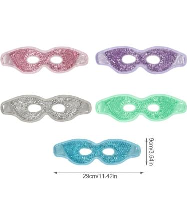 Dajidafu Men Gel Cooling Eye Cover Cold Compress Skin Care Beauty Sleeping Pad Adjustable Headband Pouch Removal Salon Travel Green - Buy Online on GoSupps.com