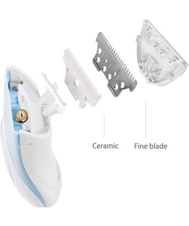 QUUL Electric Baby Hair Clipper - Rechargeable & Mute Trimmer for Child & Pet - Washable Knife Head - Blue - Buy Online on GoSupps.com