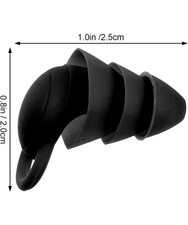 2 Pairs Anti-Noise Earplugs for Sleeping | Sound Blocking & Insulation | Safe Ear Plugs for Students & Dorms | Black - Buy Online on GoSupps.com