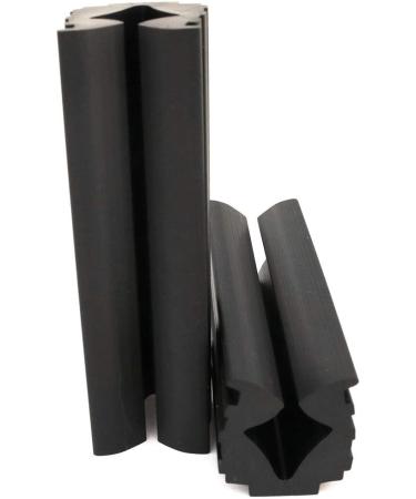 LQ Industrial Golf Shaft Clamp 2PCS Black Rubber Vise Clamps for Club Regripping & Repair - Buy Online on GoSupps.com