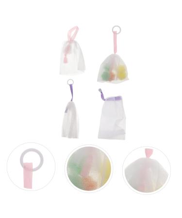 Shower Net Bag - Exfoliating Soap Foam Pouch | Handmade Bath Tool for Deep Cleansing | 13x12cm - Buy Online on GoSupps.com