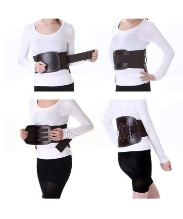 Adjustable breathable lower lumbar belt belt adjustable breathable lumbar belt belt for the lower back pain -relieving waist protection belt (black)