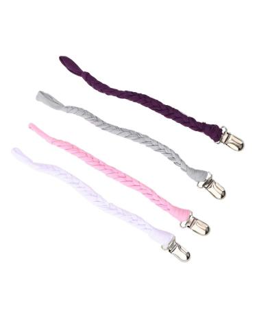 Nipple Clip Chain | Universal Braided Pacifier Holder Leash | Child Safety Anti-Lost Pacifier Clip #1 | International Shipping Available - Buy Online on GoSupps.com