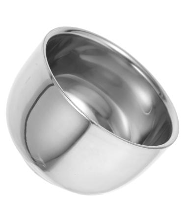 Beavorty Bartbrush bowl portable razor cup reusable razor cup metal razor cup metal razor sheath aluminum razor cup household shaving bowl
