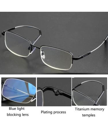 Dibako Anti Blue Light Reading Glasses for Men & Women - Ultra-Lightweight Rectangular Readers (+1.50) - Buy Online on GoSupps.com