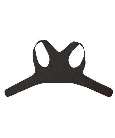 Spine Corrector - Adjustable Shoulder Brace for | Effective Back Corrector Braces for Women Men Black Large