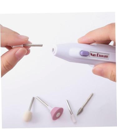 Ipetboom Nail Display Stand 1set Nail Polisher Nail Clippers Abs White Portable Hair Double Bun - Buy Online on GoSupps.com