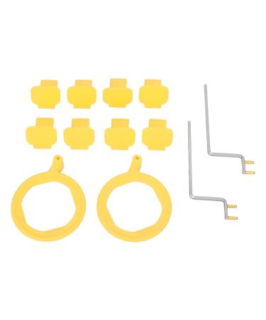 Intra oral X-ray film positioning system kit clear photography heat-resistant intra-oral X-ray film position holder for rear molars yellow