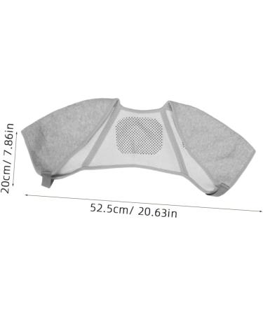 Milisten Shoulder Protector Double Shoulder Support Shoulder Brace Wrap Shoulder Warp Sleeve Spandex Grey - Buy Online on GoSupps.com