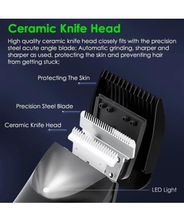 Professional Hair Clippers for Men | Waterproof Trimmer for Groin Body & Armpit Hair | Ceramic Blade Wet/Dry Grooming Tool - Buy Online on GoSupps.com