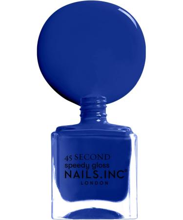 Nails 45 Second Speedy Gloss Longing For Leicester Square 14ml Blue Nail Polish - Buy Online on GoSupps.com