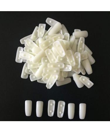 Minkissy 200-Piece Manicure Tips Kit | DIY Nail Practice & Art Display | Colorful Nail Training Tips & Stand - Buy Online on GoSupps.com