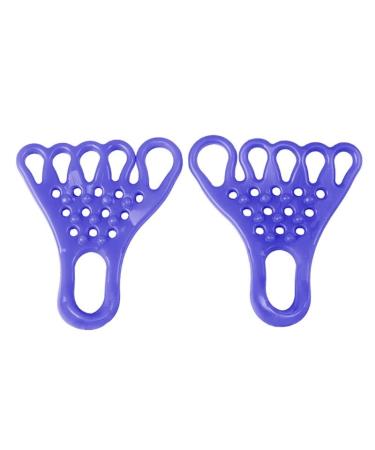 Healthy Fascia Stretcher Strap Hollowed Out Comfortable Good Ductility Halluces Valgus Corrector Fitness Supplies Thumb Correction Strap Blue