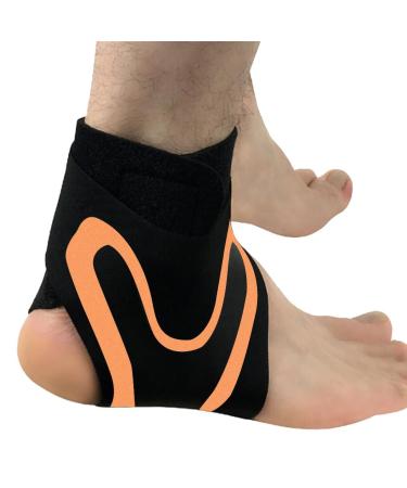 Generic Restore - Plantar fasciitis Foot wraps new life Restore wraps new life foot wrap plantar fasciitis bandage ankle bandage football flexible ankle bandage (orange (1 pair) m) m orange (1 pair)