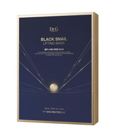 Shop Dr.G Black Snail Lifting Mask Set (5pk) - Revitalize Your Skin | International Shipping Available - Buy Online on GoSupps.com