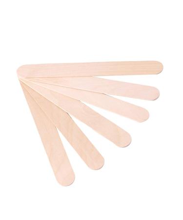 Lurrose 200pcs Disposable Wooden Tongue Waxing Depressor Wax Stick Depressor Facial Mask Stick for Adult