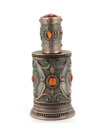 DFJOENVLDKHFE Perfume Bottle Empty Frosted Glass Essential Oil Bottle Refillable Empty Jewelry Decoration Crystal Bottle (Size : Bronze Spray Bottle 40ml)