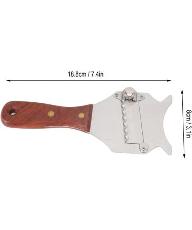 Upqrsg Professional Truffle Plane Razor - Adjustable Stainless Steel Cheese Plane with Ergonomic Wooden Handle for Truffles & Chocolate - Buy Online on GoSupps.com