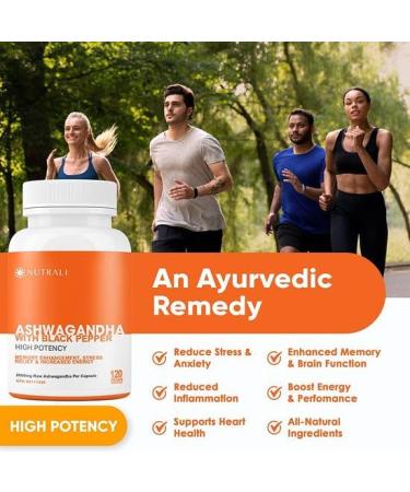 New Ashwagandha Powder with Black Pepper Extract - Highest Potency 2600mg per serving (2 capsules) 360 Vegan Capsules Improved Memory Increased Energy and Decreased Stress Supplement. Powerful Ancient Ayurveda Adaptogen. (3 Pack) 120 count (Pack of 3) - Buy Online on GoSupps.com