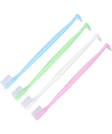 ZJchao Toothbrush Set - 4pcs Double Ended Interspace Brushes for Braces & Detail Cleaning - Soft Manual Toothbrush for Teeth Care - Buy Online on GoSupps.com
