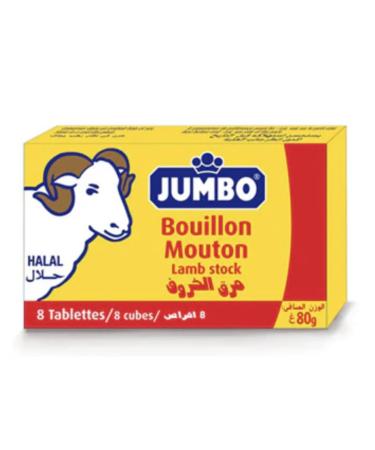 JUMBO Bouillon au mouton Halal sp cialit Alg rie Recettes et conditionnement qui r pondent aux habitudes de consommation de la client le maghr bine - 8 tablettes - JUMBO Mouton 80g