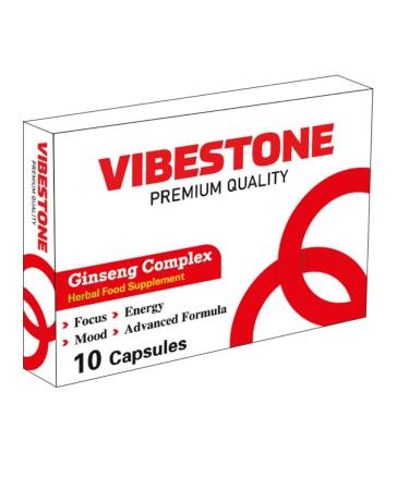VIBESTONE RED Stronger for Longer New Formula- Ultra Strong Performance Enhancing Pills Stamina Endurance Booster RED Supplement Pills for Men - 10 Ginseng 700MG Capsules 10 count (Pack of 1)
