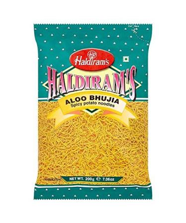 Haldiram's Popular Indian Savouries / Treat for Every Occasions - Aloo Bhujia 200G-(Pack of 10)