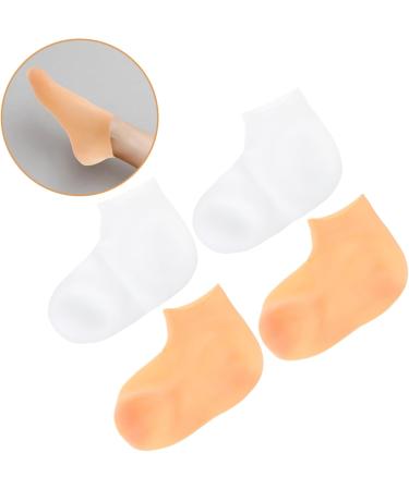 minkissy 2 Pairs Exfoliating Moisturizing Socks Lotion Socks Reusable Socks Whitening Lotion Womans Socks Lotion Gloves Overnight for Women Cosmetics Socks Pedicure Socks for Women Care Gel 16.5x8.5cm Assorted Color - Buy Online on GoSupps.com