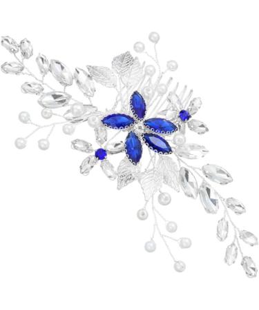 FRCOLOR Set of 3 Bridal Hair Jewellery Flower Hair Bridal Hair Clip Tiara Hair Pin Hair Accessories Made of Rhinestone Headpiece Made of Artificial Pearls European and American Accessories Comb - Buy Online on GoSupps.com