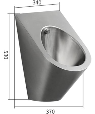 Household Products Stainless Steel Urinal Wall-Mounted Small Smart Flushing Urinal Tank Wall-Mounted Toilet for Men's Urinals Automatic Flushing Used in Shopping Malls a - Buy Online on GoSupps.com