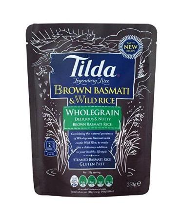 Tilda Tilda - Basmati Steam Rice - Complete Wild Rice - Pack of 6 x 250 g Bags