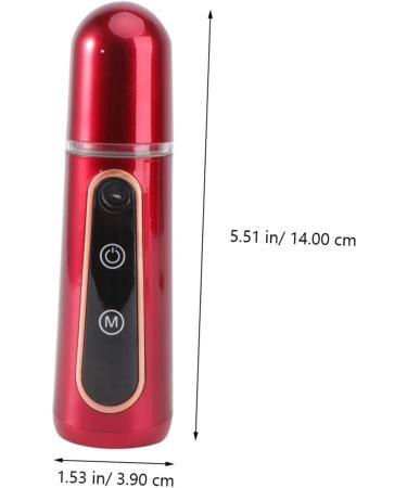 FOMIYES Nano Facial Mister Eyelash Mister Mini Facial Mister Facial Humidifier Mist Sprayer Steamboat Cool 14X3.9X3.9CM Red - Buy Online on GoSupps.com