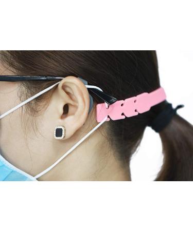 Zemex Silicone Rubber Mask Holder - Adjustable 5-Piece Set for Comfort & Convenience - Black Ear Masks & Neck Tape - Buy Online on GoSupps.com