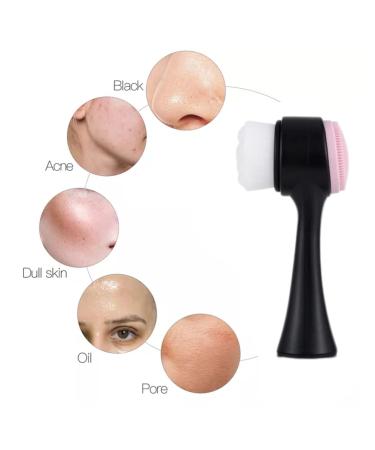 Premium 2-in-1 Silicone Face Exfoliator Brush - Manual Face Cleansing & Scrubber for Radiant Skin - International Shipping Available - Buy Online on GoSupps.com