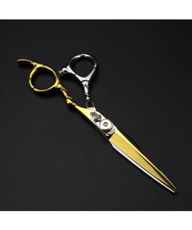 Hair Cutting Scissors 6 Inch Professional Japan 440c Steel Gold Scissor Crown Hair Scissors Haircut Thinning Barber Cutting Shears Hairdressing Scissors Set - Buy Online on GoSupps.com