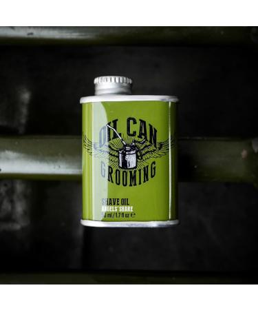 Oil Can Grooming Angels' Share Shave Oil Premium Pre-Shave & Conditioning Oil for Men Smooth Glide Reduced Irritation & Hydrated Skin Cool Citrus Scent 50ml - Buy Online on GoSupps.com