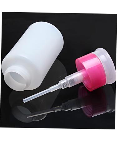  Beatifufu Set of 3 Lockable 150ml Plastic Nail Polish Remover Bottles with Convenient Pressure Pump - Buy Online on GoSupps.com