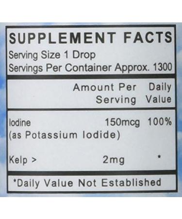 LA Naturals Iodine with Kelp 0.02 lb - Natural Thyroid Support - Buy Online on GoSupps.com