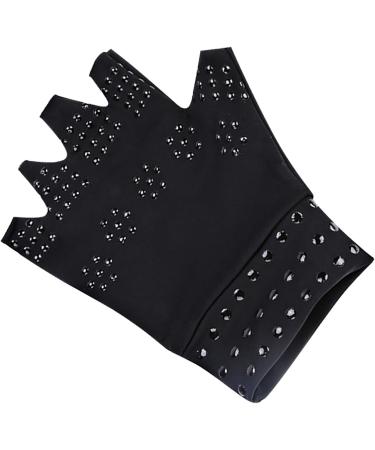 Magnetic Compression Gloves for Hand Pain Relief | Antiedema Health Care Tool - Black - Buy Online on GoSupps.com