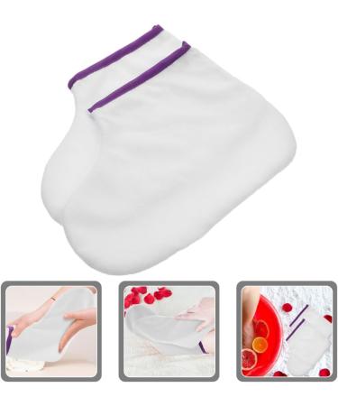 Beaupretty 1 Pair Paraffin Wax Work Booties Foot Care Heat Preservation Wax Bath Treatment Mitts Foot Spa Cover Moisturizing Spa Accessories for Hand Foot Care - Buy Online on GoSupps.com