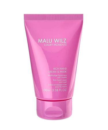 Malu Wilz Luxury Moments Rich Hand Cream & Mask 100ml I 2in1 mask & hand cream for very dry hands with shea butter & grape seed oil and much more.I with comfortable fragrance