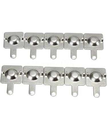 10 Pairs Silver Battery Spring Contact Plate Replacement for AA AAA Batteries - 14.5x9mm | High-Quality International Shipping - Buy Online on GoSupps.com