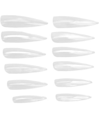 Acrylic Nail Tips Multi-Size Lightweight Nai Tips 360 Pieces Multi-Purpose Use for DIY Nail Art Decoration for Nail Shop (05#) - Buy Online on GoSupps.com